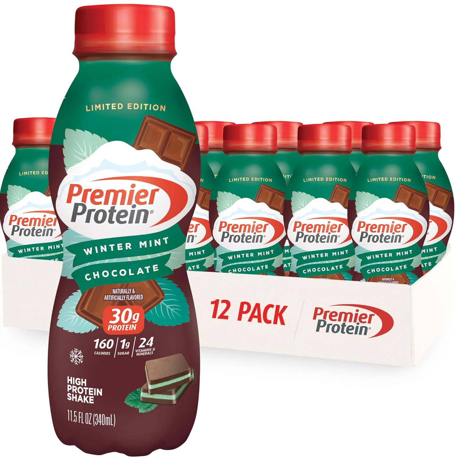 Premier Protein Shake,  30g Protein 24 Vitamins 1g Sugar Minerals Nutrients to Support Immune Health, 11.5 fl oz - Big Sale