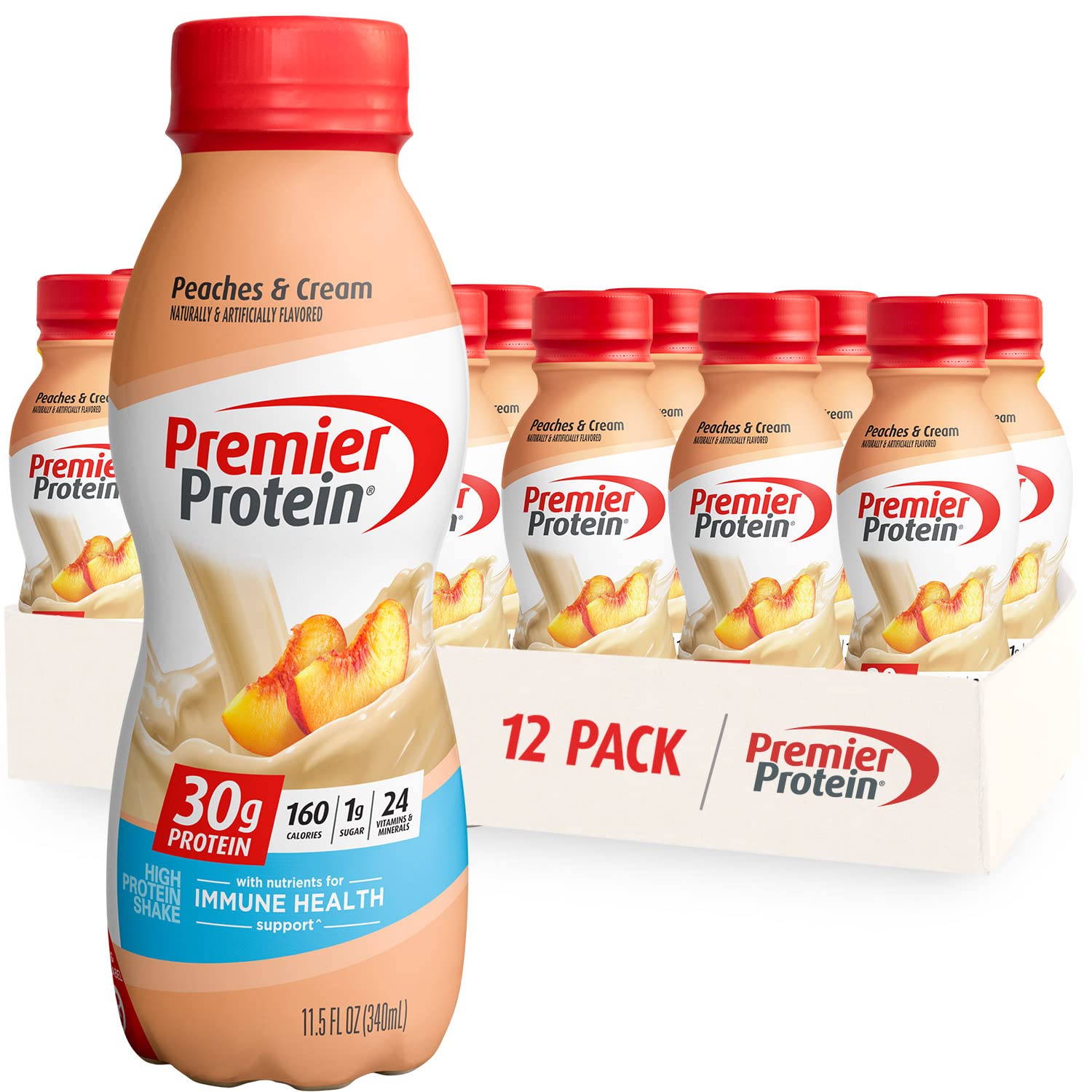 Premier Protein Shake,  30g Protein 24 Vitamins 1g Sugar Minerals Nutrients to Support Immune Health, 11.5 fl oz - Big Sale