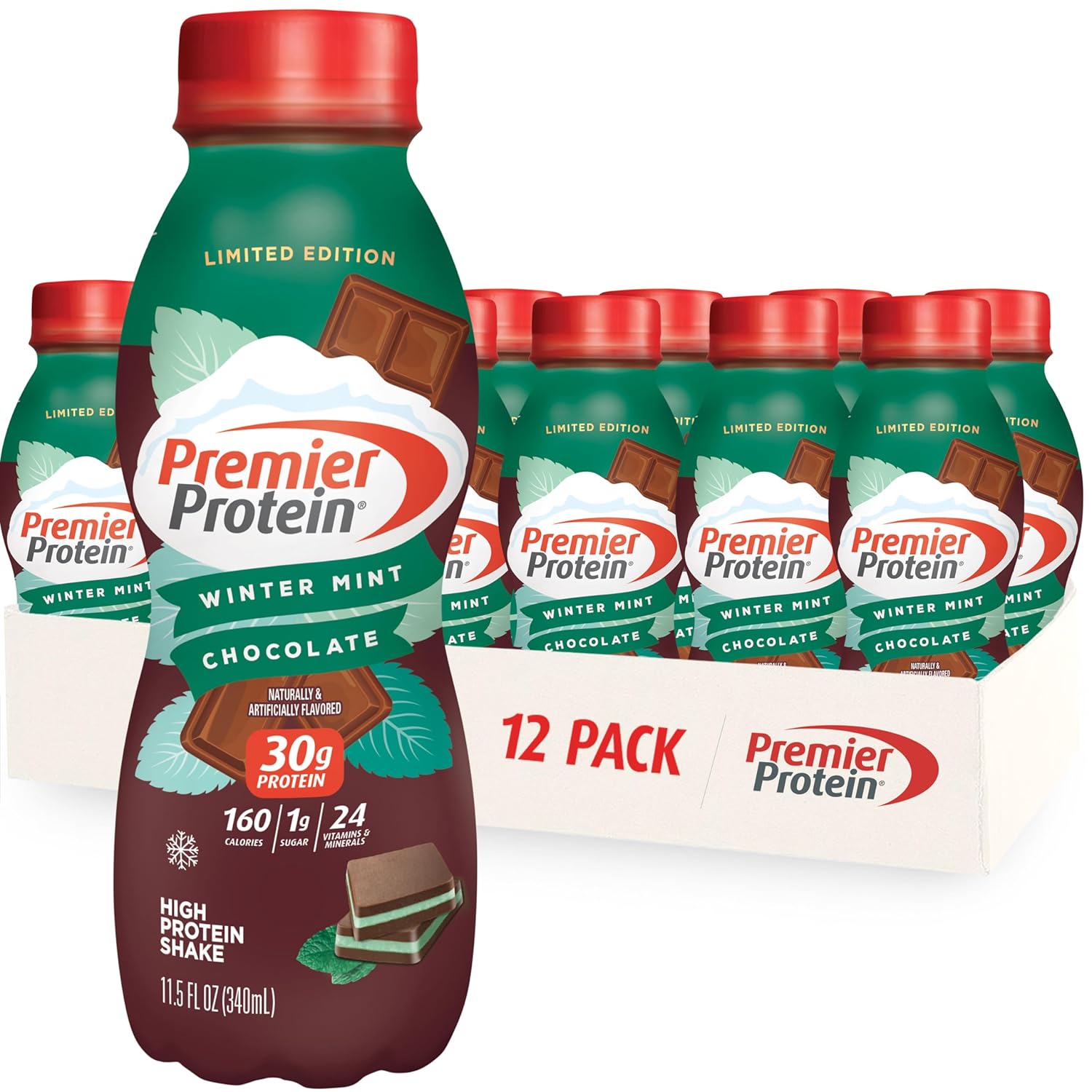 Premier Protein Shake,  30g Protein 24 Vitamins 1g Sugar Minerals Nutrients to Support Immune Health, 11.5 fl oz - Big Sale