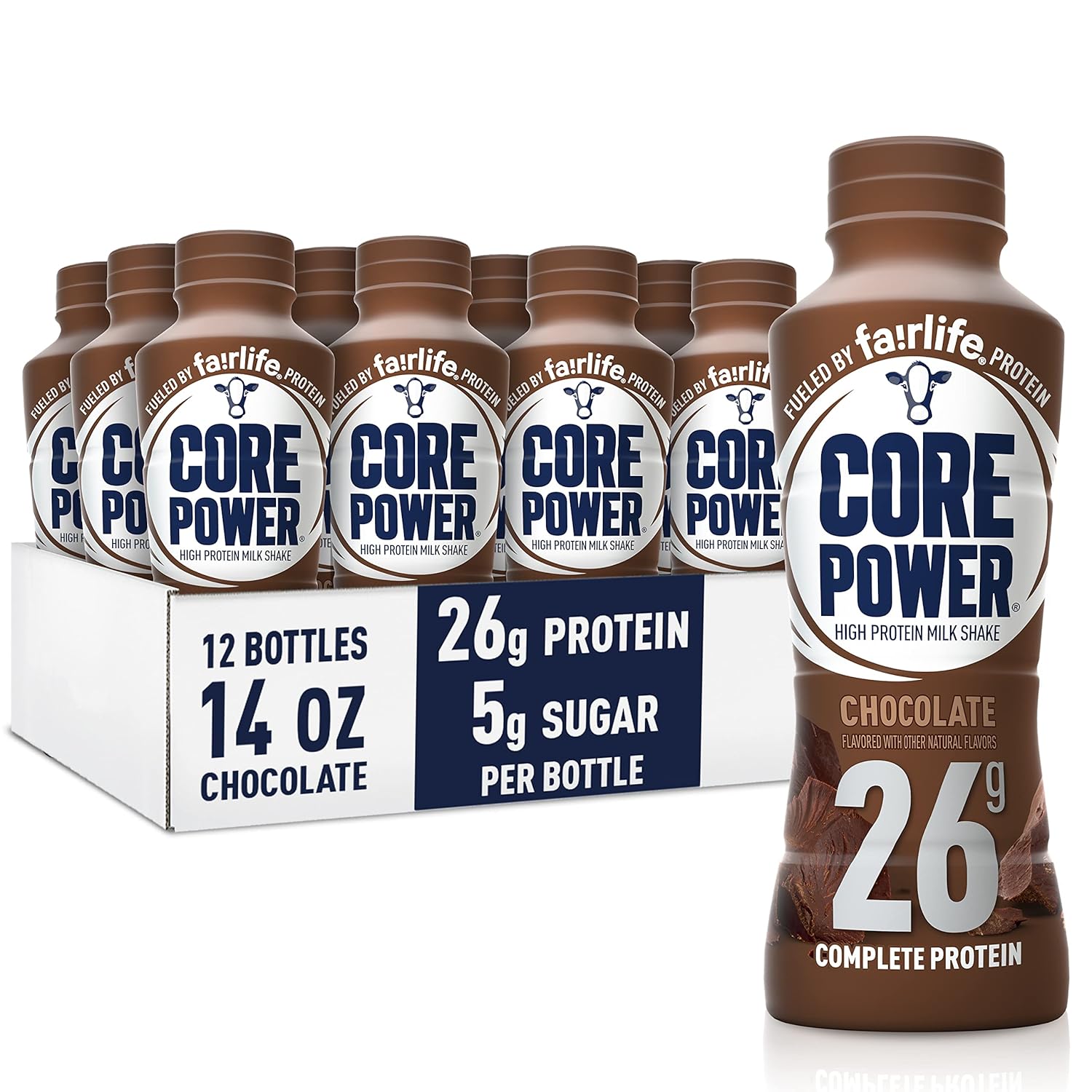 Protein Shake,26g Bottle, 14oz - Big Sale