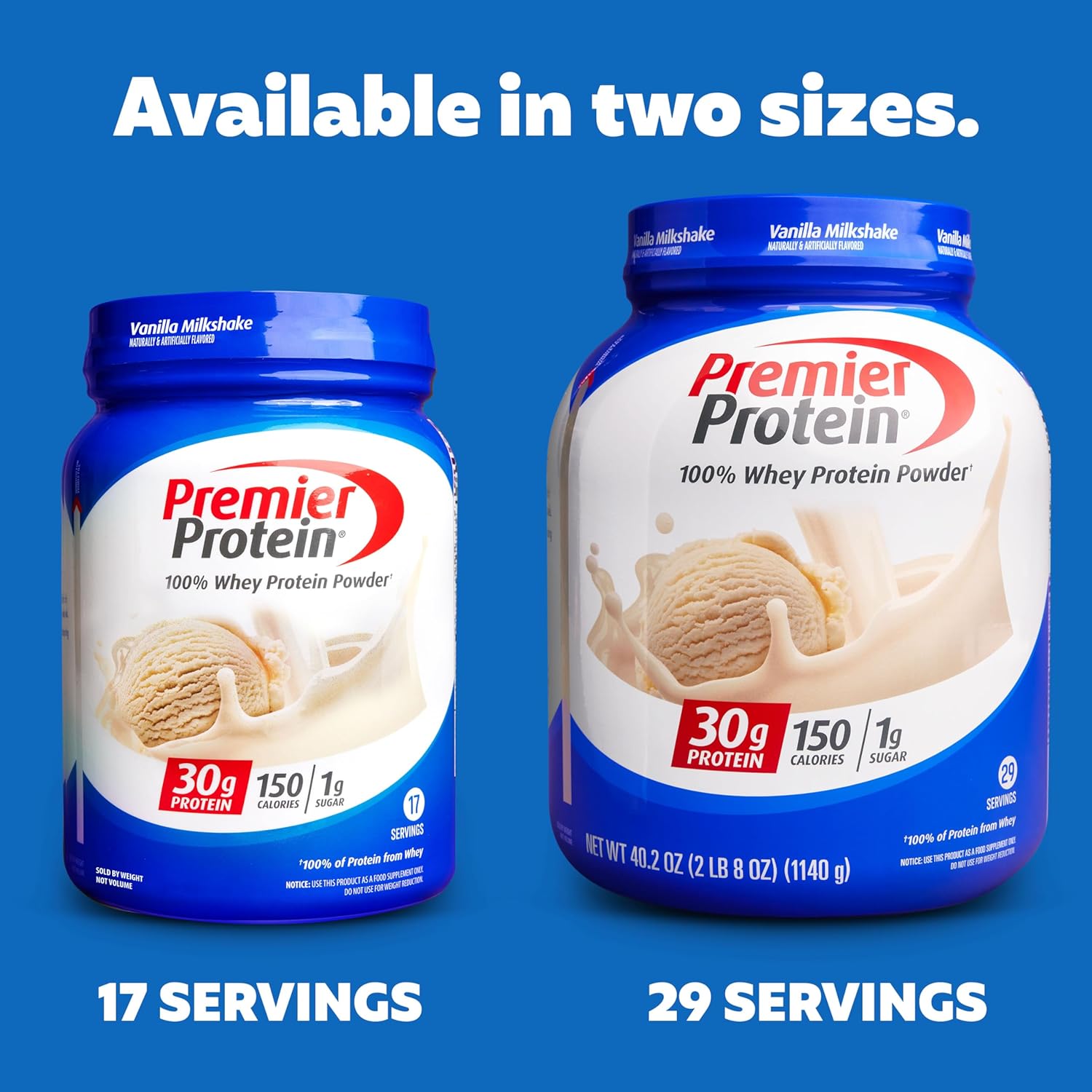 Premier Protein Protein Powder, 30g Protein, 1g Sugar, No Soy Ingredients, Gluten Free - Special offer limited time sale