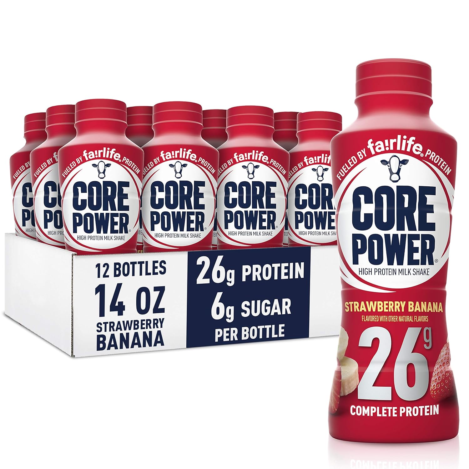 Protein Shake,26g Bottle, 14oz - Big Sale