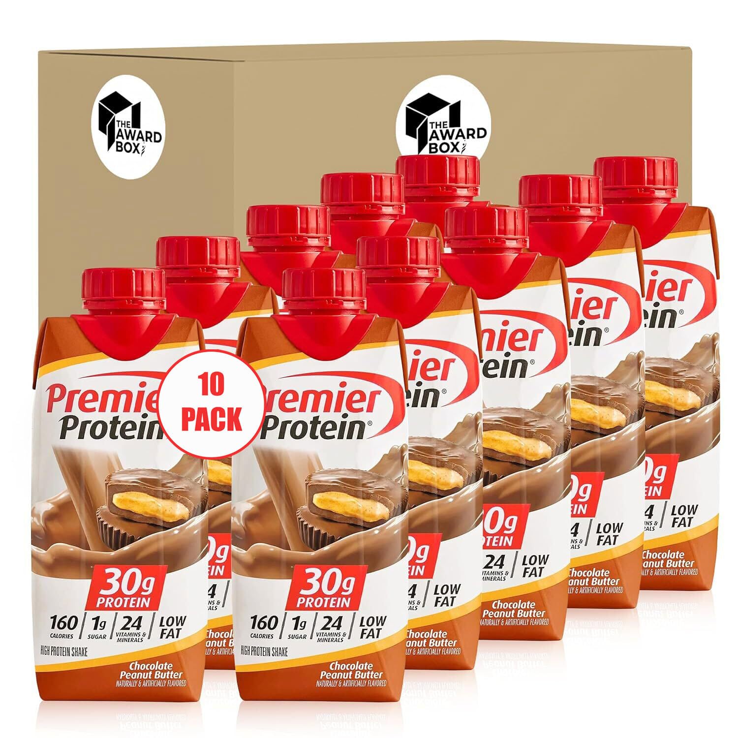 High Protein Shake  11 Fl oz each in The Award Box Packaging - Special offer limited time sale