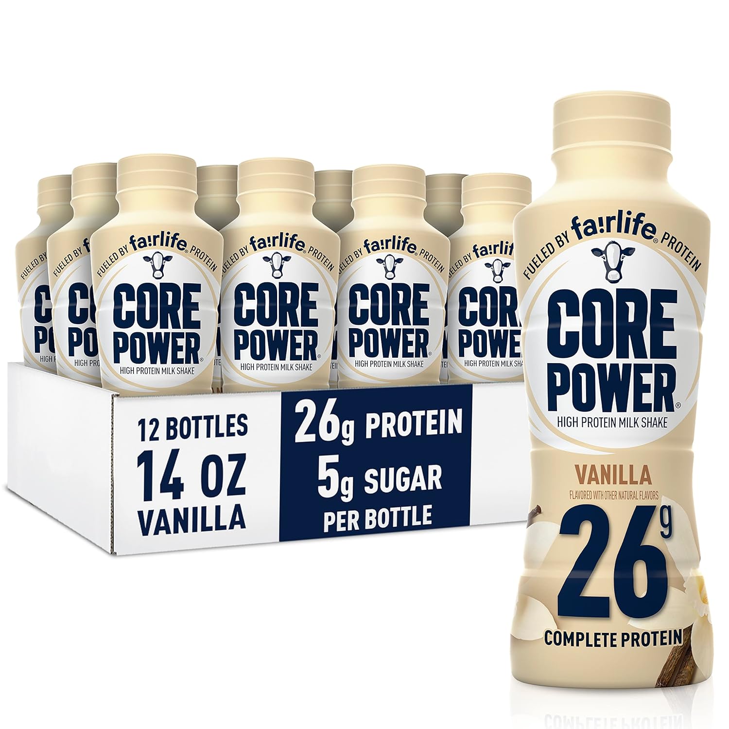 Protein Shake,26g Bottle, 14oz - Big Sale