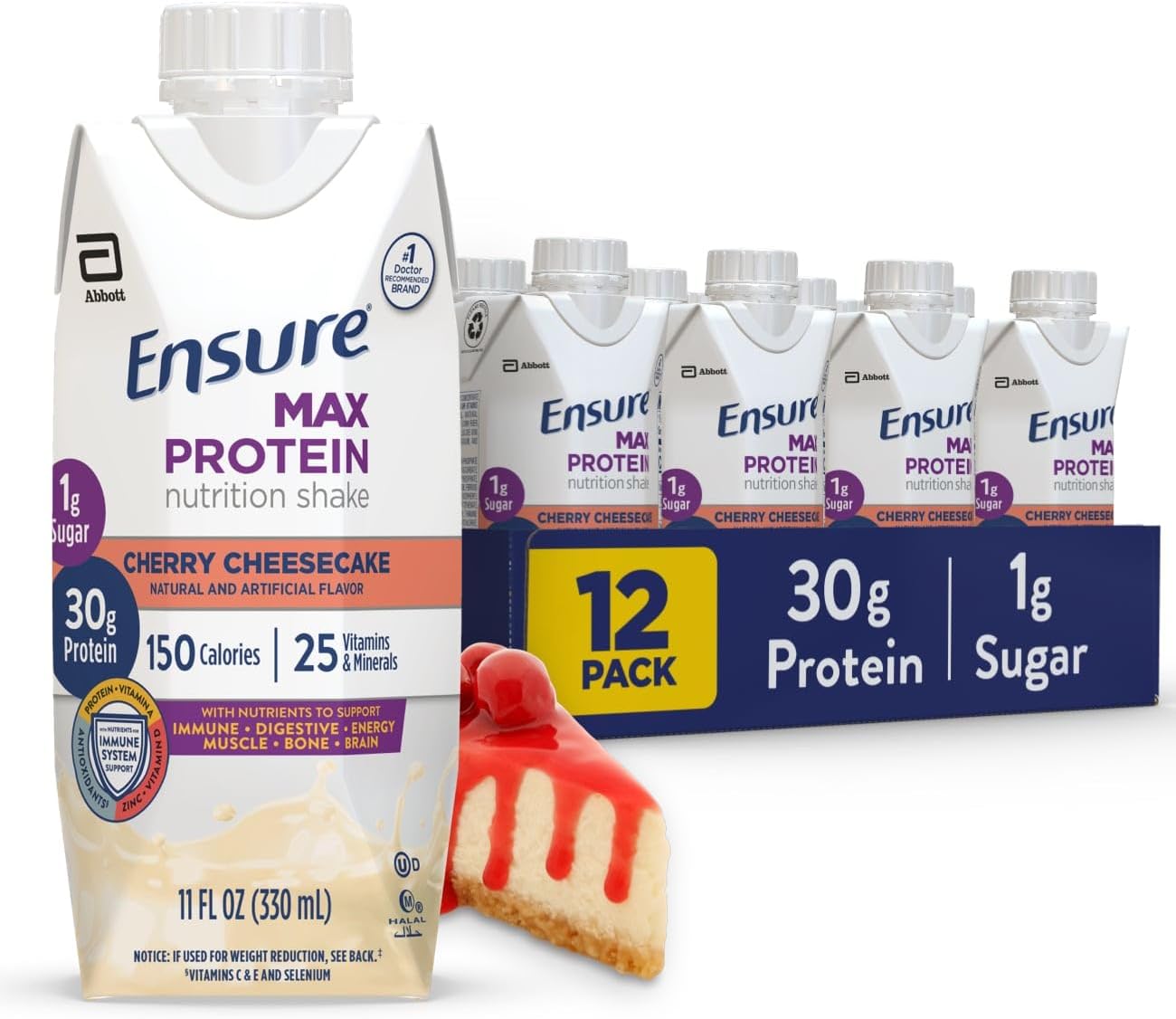 Milk Chocolate, Ready to Drink, 30g Protein for Muscle Building, 1g Sugar, 4g Fiber - Big Sale