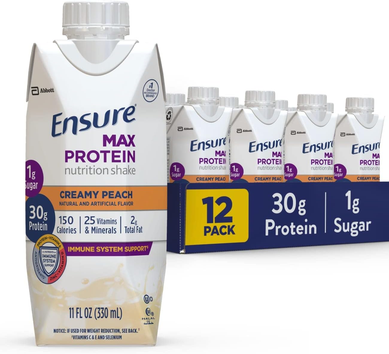 Milk Chocolate, Ready to Drink, 30g Protein for Muscle Building, 1g Sugar, 4g Fiber - Big Sale