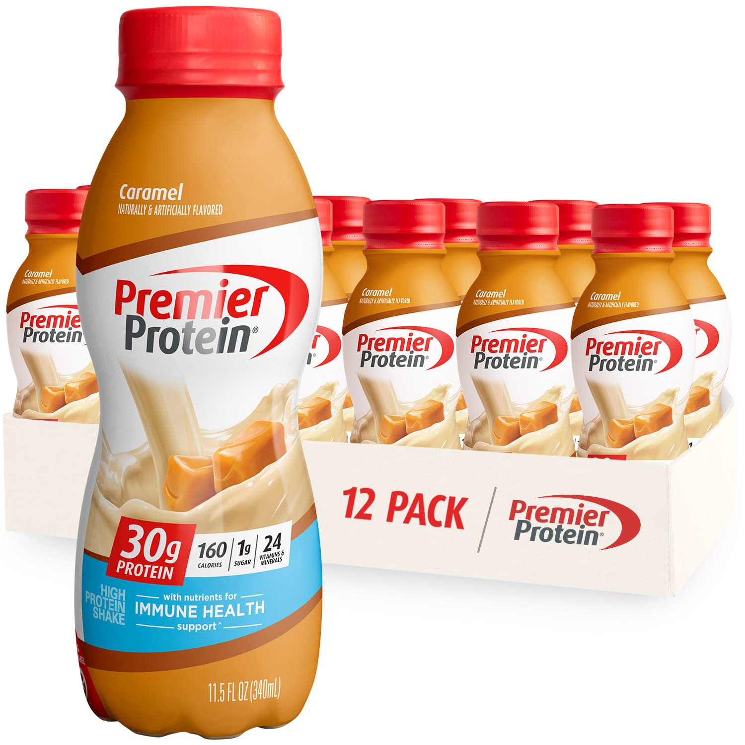 Premier Protein Shake,  30g Protein 24 Vitamins 1g Sugar Minerals Nutrients to Support Immune Health, 11.5 fl oz - Big Sale