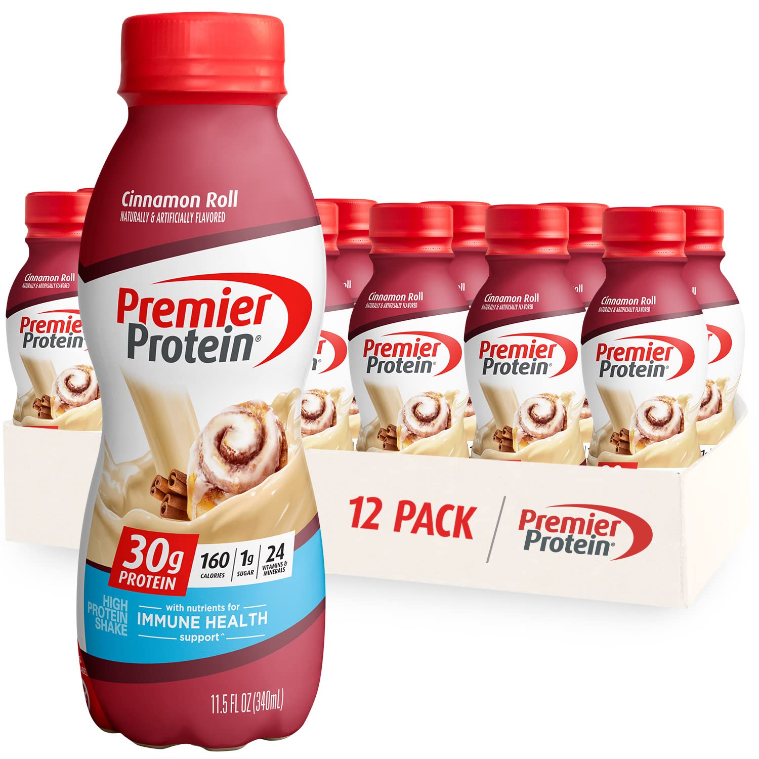 Premier Protein Shake,  30g Protein 24 Vitamins 1g Sugar Minerals Nutrients to Support Immune Health, 11.5 fl oz - Big Sale
