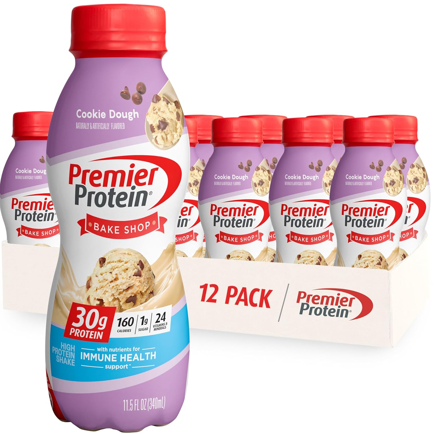 Premier Protein Shake,  30g Protein 24 Vitamins 1g Sugar Minerals Nutrients to Support Immune Health, 11.5 fl oz - Big Sale